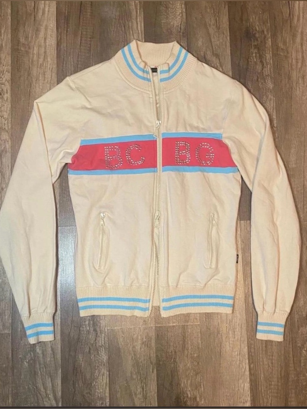 Bcbg double zip up jacket